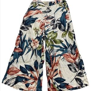 Floral Wide-Leg Pants